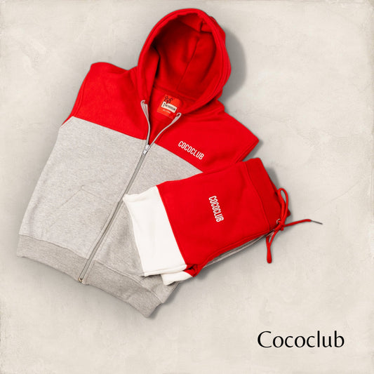 Premium fleece 2 piece hoodie set